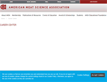 Tablet Screenshot of careers.meatscience.org